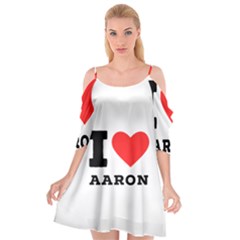 I Love Aaron Cutout Spaghetti Strap Chiffon Dress by ilovewhateva