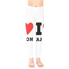 I Love Aaron Kids  Leggings by ilovewhateva