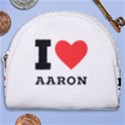 I love aaron Horseshoe Style Canvas Pouch View1