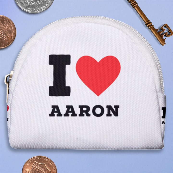 I love aaron Horseshoe Style Canvas Pouch