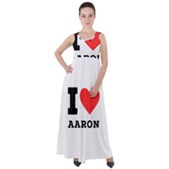 I Love Aaron Empire Waist Velour Maxi Dress by ilovewhateva