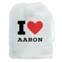 I love aaron Drawstring Pouch (3XL) View1