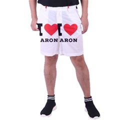 I Love Aaron Men s Pocket Shorts by ilovewhateva