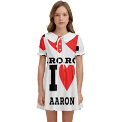 I Love Aaron Kids  Sweet Collar Dress by ilovewhateva