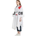 I love aaron Women s Hooded Rain Ponchos View2