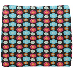 Colorful Floral Pattern Seat Cushion by GardenOfOphir