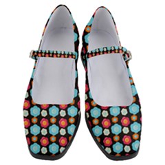 Colorful Floral Pattern Women s Mary Jane Shoes by GardenOfOphir