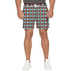 Colorful Floral Pattern Men s Runner Shorts by GardenOfOphir