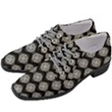 Abstract Knot Geometric Tile Pattern Women Heeled Oxford Shoes View2