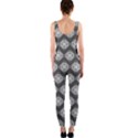 Abstract Knot Geometric Tile Pattern One Piece Catsuit View2