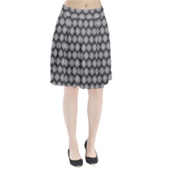 Abstract Knot Geometric Tile Pattern Pleated Skirt by GardenOfOphir