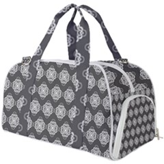 Abstract Knot Geometric Tile Pattern Burner Gym Duffel Bag by GardenOfOphir