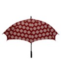 Abstract Knot Geometric Tile Pattern Golf Umbrellas View3