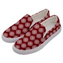 Abstract Knot Geometric Tile Pattern Men s Canvas Slip Ons View2