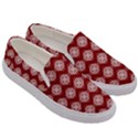 Abstract Knot Geometric Tile Pattern Men s Canvas Slip Ons View3