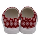 Abstract Knot Geometric Tile Pattern Men s Canvas Slip Ons View4