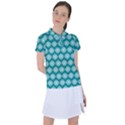 Abstract Knot Geometric Tile Pattern Women s Polo Tee View1