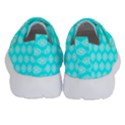 Abstract Knot Geometric Tile Pattern Kids  Velcro No Lace Shoes View4