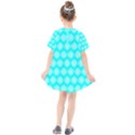 Abstract Knot Geometric Tile Pattern Kids  Smock Dress View2