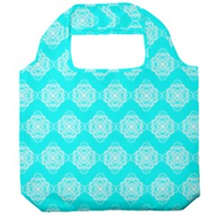 Abstract Knot Geometric Tile Pattern Foldable Grocery Recycle Bag