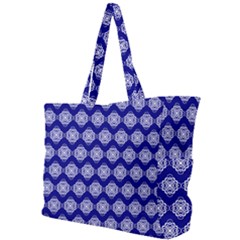 Abstract Knot Geometric Tile Pattern Simple Shoulder Bag by GardenOfOphir