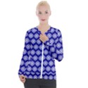 Abstract Knot Geometric Tile Pattern Casual Zip Up Jacket View1