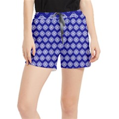 Abstract Knot Geometric Tile Pattern Women s Runner Shorts by GardenOfOphir