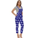 Abstract Knot Geometric Tile Pattern Women s Pinafore Overalls Jumpsuit View3