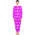 Abstract Knot Geometric Tile Pattern OnePiece Jumpsuit (Ladies) View1