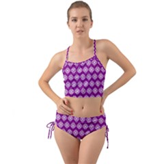 Abstract Knot Geometric Tile Pattern Mini Tank Bikini Set by GardenOfOphir