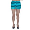 Abstract Knot Geometric Tile Pattern Skinny Shorts View1