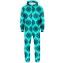 Abstract Knot Geometric Tile Pattern Hooded Jumpsuit (Men) View1