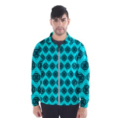 Abstract Knot Geometric Tile Pattern Men s Windbreaker by GardenOfOphir