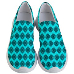 Abstract Knot Geometric Tile Pattern Women s Lightweight Slip Ons by GardenOfOphir