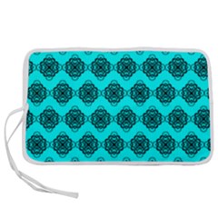 Abstract Knot Geometric Tile Pattern Pen Storage Case (m) by GardenOfOphir