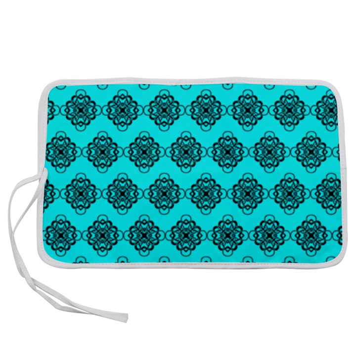 Abstract Knot Geometric Tile Pattern Pen Storage Case (M)