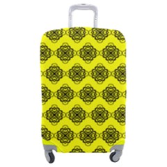 Abstract Knot Geometric Tile Pattern Luggage Cover (medium) by GardenOfOphir