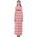 Abstract Knot Geometric Tile Pattern Empire Waist Maxi Dress View1