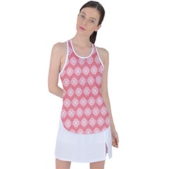 Abstract Knot Geometric Tile Pattern Racer Back Mesh Tank Top by GardenOfOphir