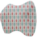 Spatula Spoon Pattern Velour Head Support Cushion View4