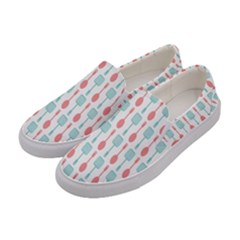 Spatula Spoon Pattern Women s Canvas Slip Ons by GardenOfOphir