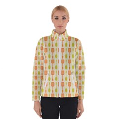 Spatula Spoon Pattern Women s Bomber Jacket by GardenOfOphir