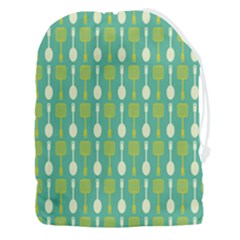 Spatula Spoon Pattern Drawstring Pouch (3xl) by GardenOfOphir