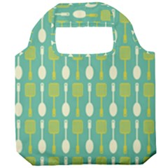 Spatula Spoon Pattern Foldable Grocery Recycle Bag by GardenOfOphir