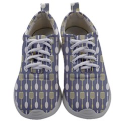 Spatula Spoon Pattern Mens Athletic Shoes by GardenOfOphir