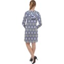 Spatula Spoon Pattern Long Sleeve Hoodie Dress View2