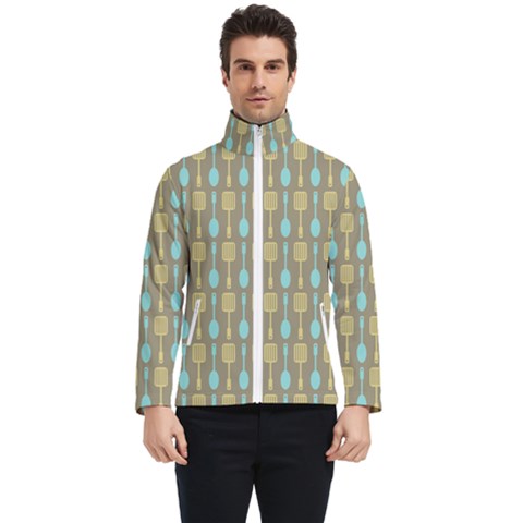 Spatula Spoon Pattern Men s Bomber Jacket by GardenOfOphir