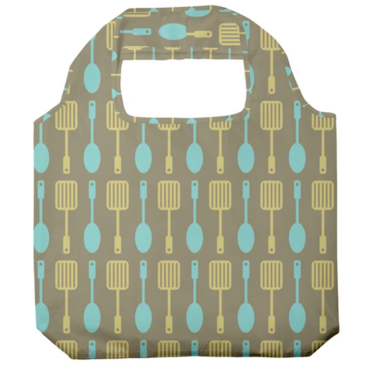 Spatula Spoon Pattern Foldable Grocery Recycle Bag