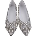 Gray And White Kitchen Utensils Pattern Women s Bow Heels View1