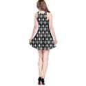 Black And White Spatula Spoon Pattern Reversible Sleeveless Dress View2